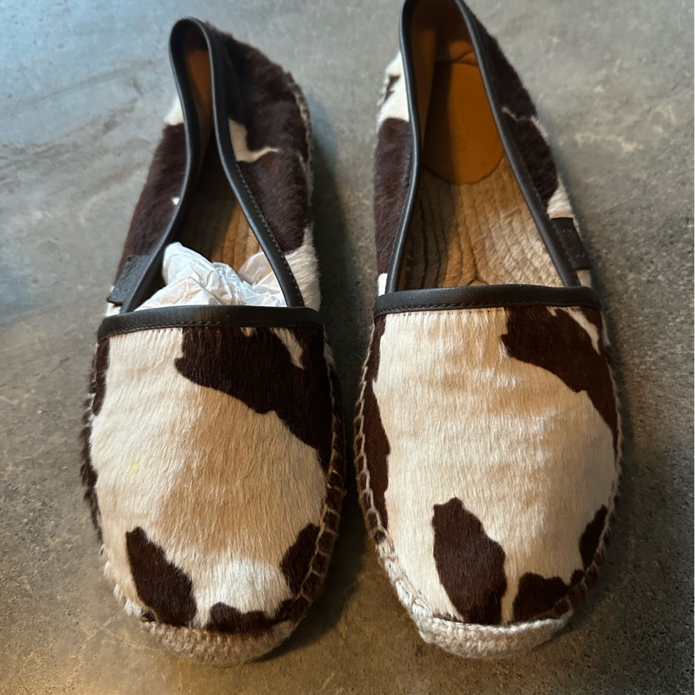Gucci Calf Hair Espadrille 353989 SZ 36 .5 - Picture 2 of 4